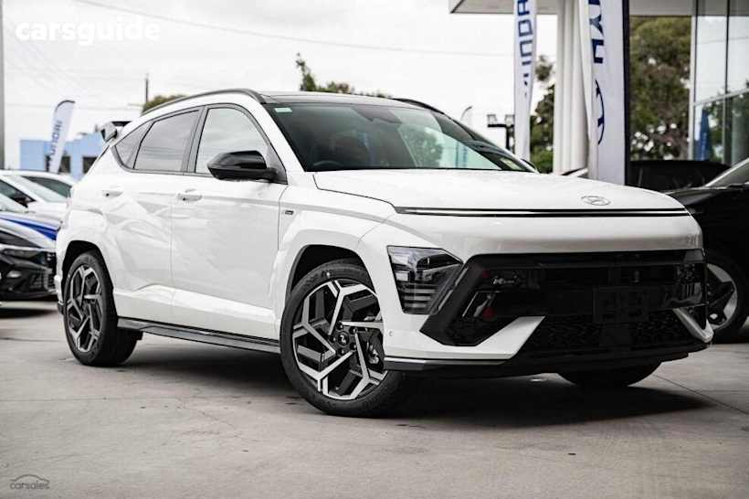 White 2025 Hyundai Kona OtherCar PREMIUM N LINE