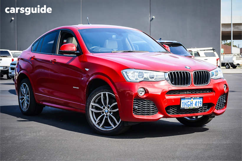 Red 2014 BMW X4 SUV XDRIVE20I 4X4