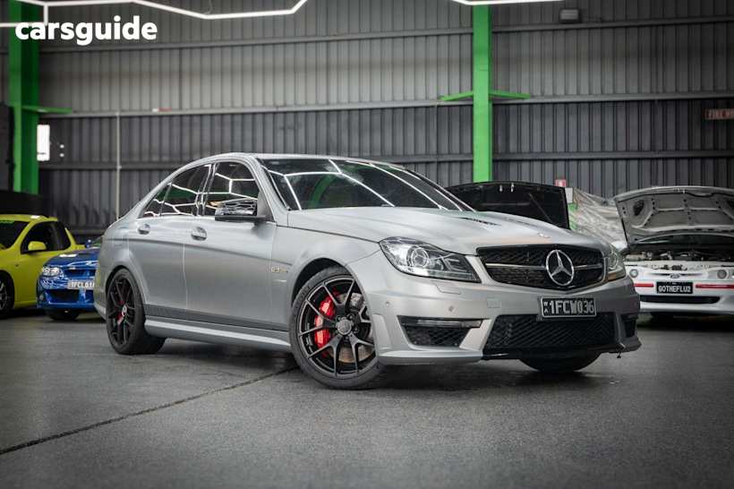 Grey 2013 Mercedes-Benz C-CLASS Sedan C63 AMG EDITION 507 R