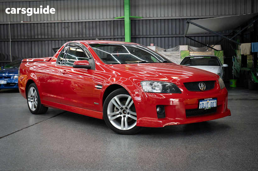 Red 2010 Holden UTE Ute Tray SV6 R