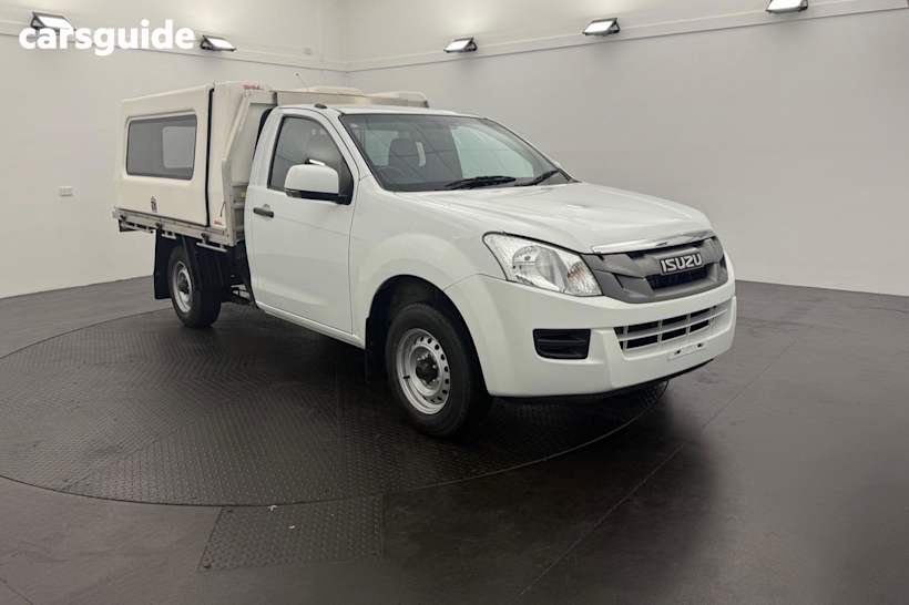 White 2016 Isuzu D-MAX Ute Tray SX R