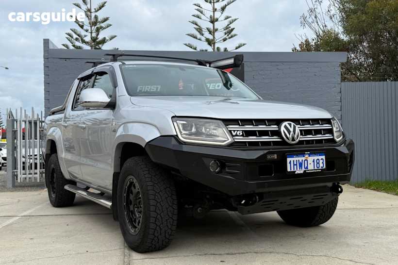 Silver 2018 Volkswagen Amarok Ute Tray V6 TDI 550 ULTIMATE 2H MY18
