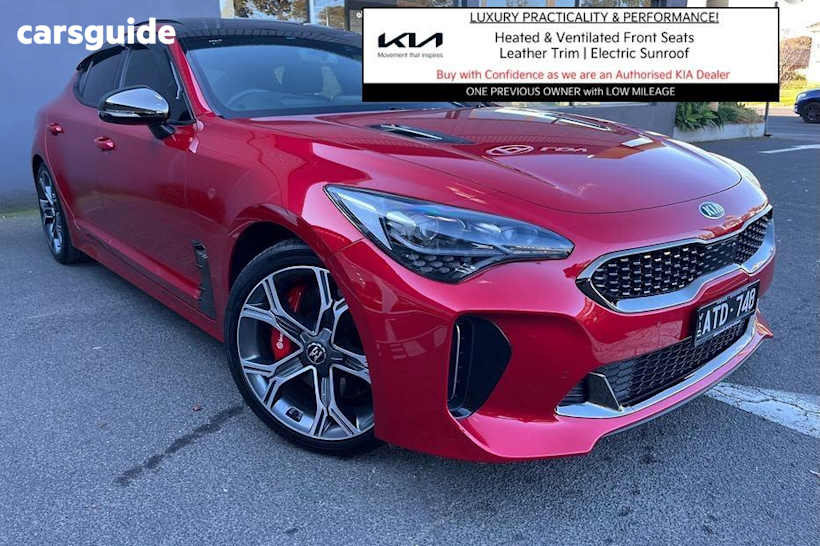 Red 2018 Kia Stinger Sedan GT R