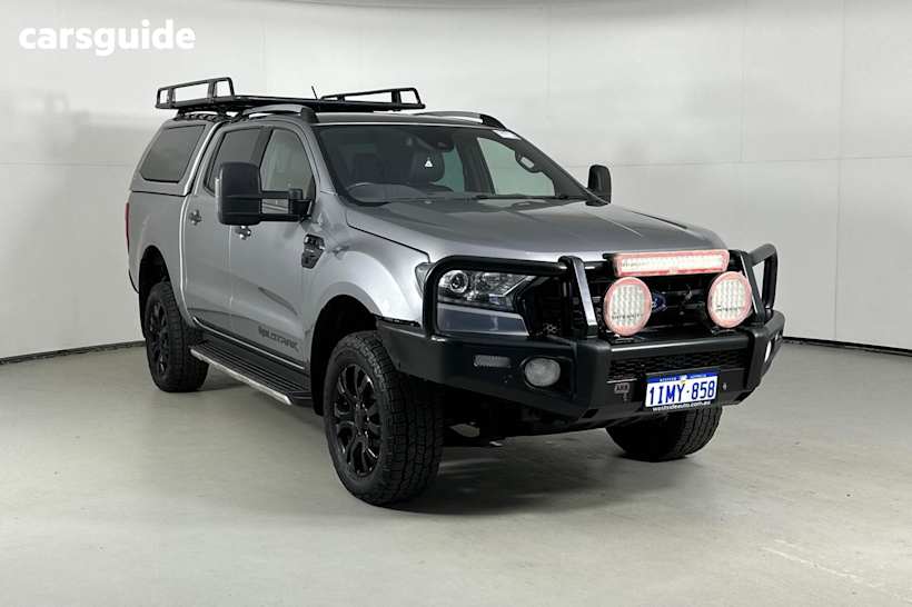 Silver 2019 Ford Ranger Double Cab Pick Up Wildtrak 2.0 (4X4)