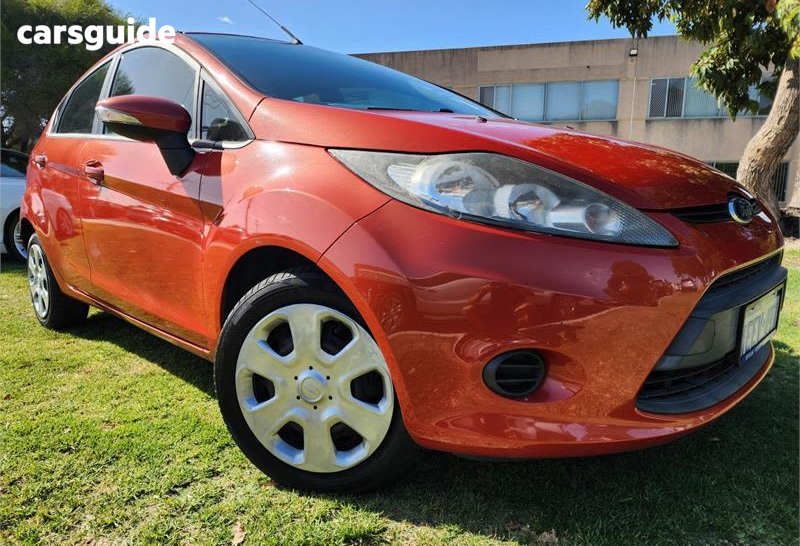 Orange 2013 Ford Fiesta Hatchback Cl