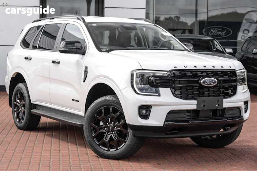 White 2025 Ford Everest SUV SPORT 4X4