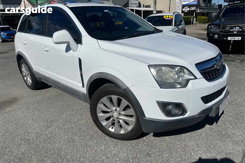 White 2014 Holden Captiva SUV 5 LT F