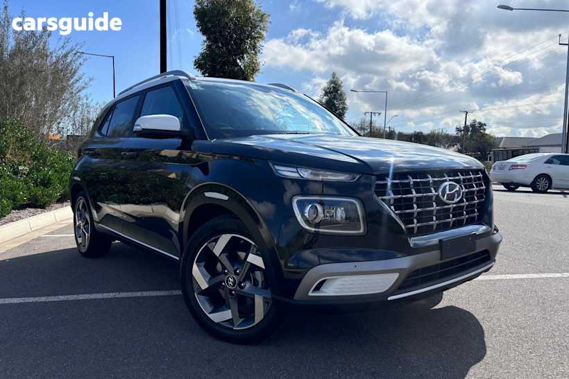 Black 2020 Hyundai Venue Wagon Elite (Grey Interior)