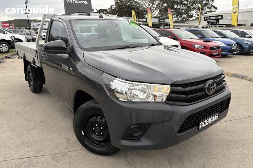 Grey 2020 Toyota Hilux Cab Chassis Workmate