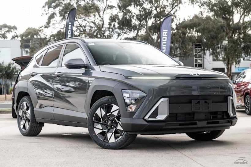Grey 2025 Hyundai Kona SUV F