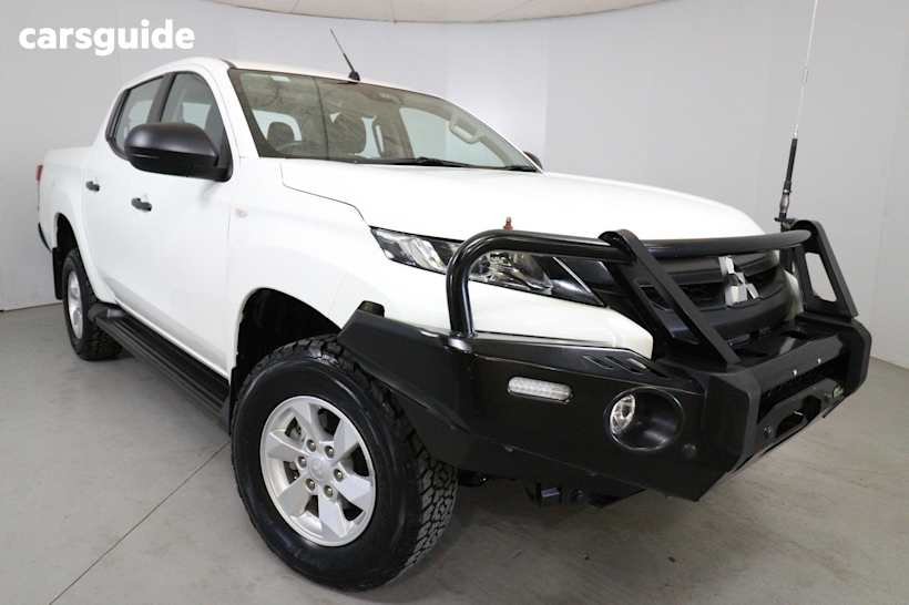 White 2023 Mitsubishi Triton Ute Tray GLX+ 4X4