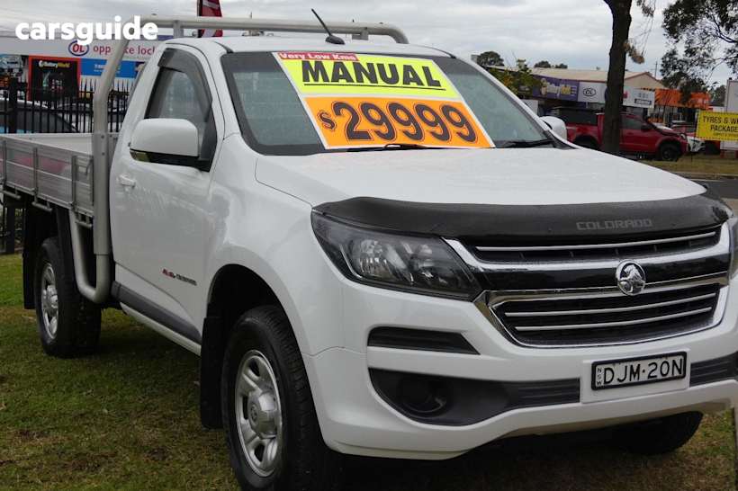 White 2016 Holden Colorado Cab Chassis Ls (4X4)