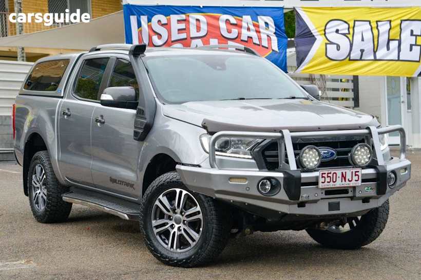 Grey 2021 Ford Ranger Double Cab Pick Up Wildtrak 2.0 (4X4)