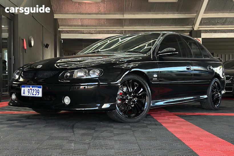Black 2002 Holden Commodore Sedan Ss