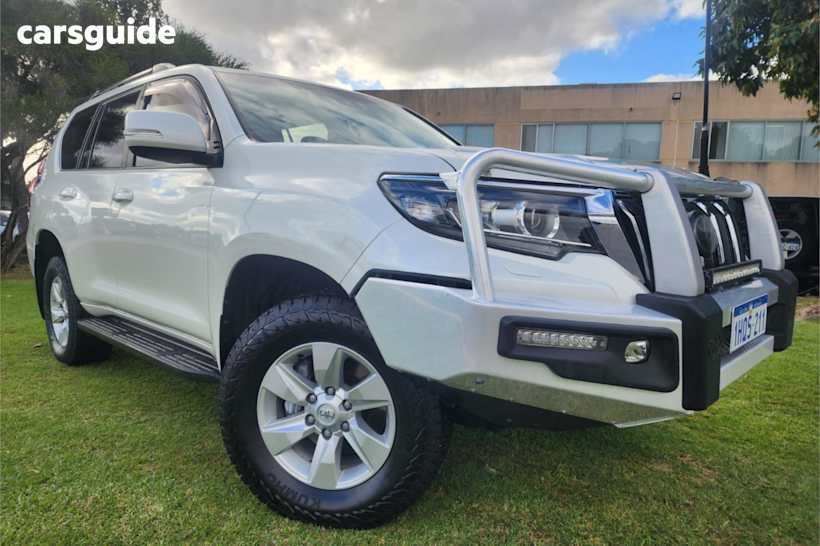 White 2019 Toyota Landcruiser Prado Wagon Gxl (4X4)