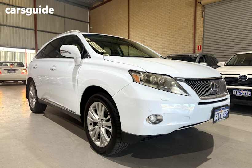 White 2009 Lexus RX SUV SPORTS LUXURY GYL15R