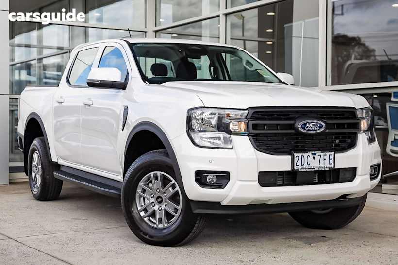White 2024 Ford Ranger Ute Tray XLS 4X4