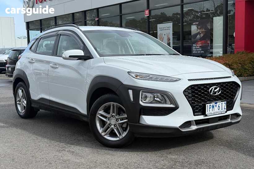 White 2019 Hyundai Kona SUV ACTIVE F