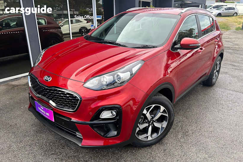 Red 2019 Kia Sportage SUV SI F