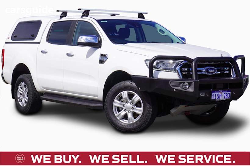 White 2019 Ford Ranger Ute Tray XLT 4X4
