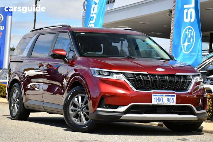 Red 2021 Kia Carnival SUV S F