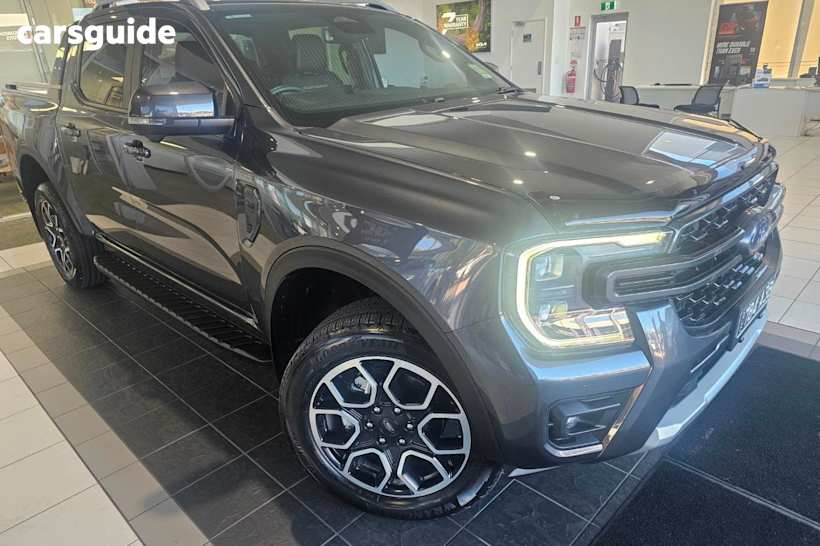 Grey 2024 Ford Ranger Ute Tray WILDTRAK 4X4