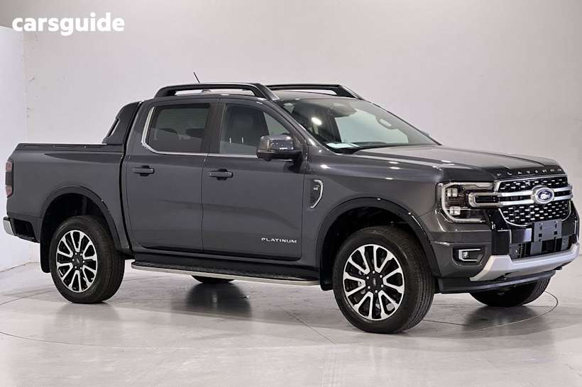 Grey 2024 Ford Ranger Ute Tray PLATINUM 4X4