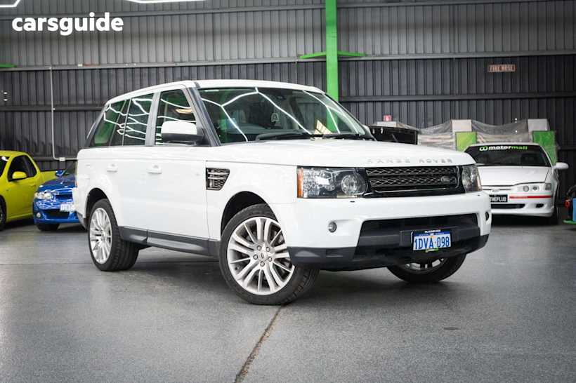 White 2012 Land Rover Range Rover Sport SUV SDV6 AUTOBIOGRAPHY 4X4