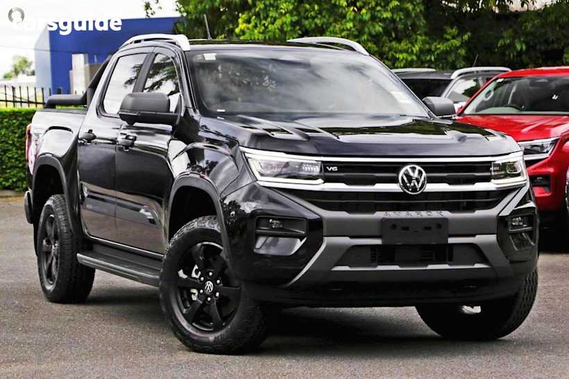 Black 2024 Volkswagen Amarok Ute Tray TDI600 PANAMERICANA 4X4