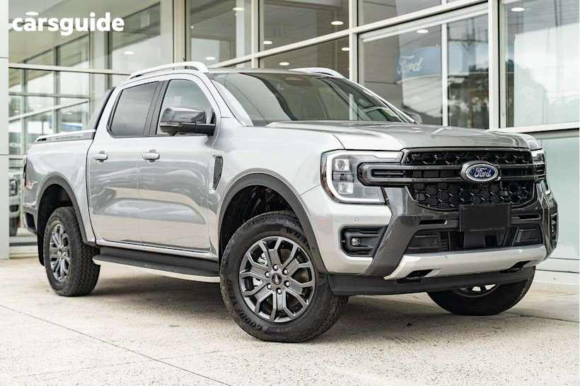 Silver 2024 Ford Ranger Ute Tray WILDTRAK 4X4