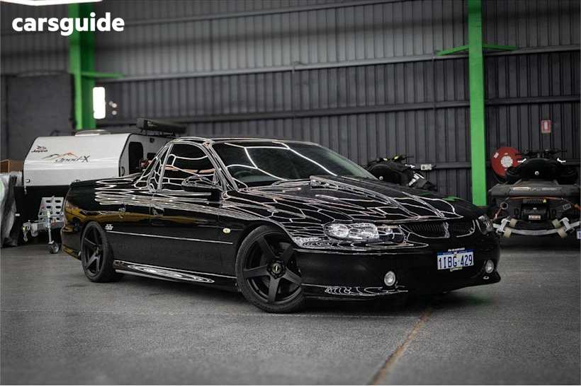 Black 2001 Holden UTE Ute Tray SS R