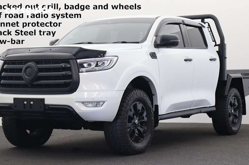 White 2022 GWM UTE Ute Tray CANNON VANTA 4X4