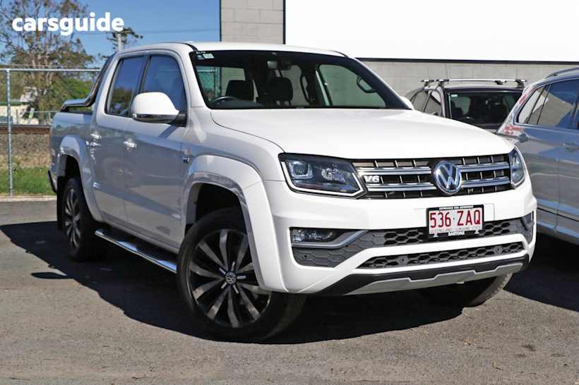 White 2019 Volkswagen Amarok Ute Tray TDI580 ULTIMATE 4X4