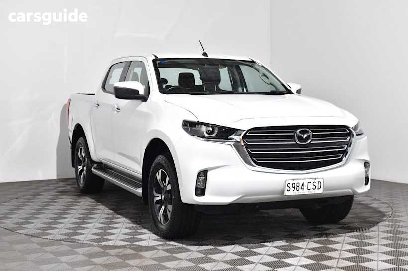 White 2022 Mazda BT-50 Ute Tray XTR R