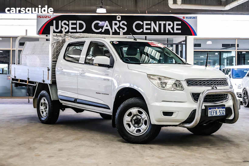 White 2012 Holden Colorado Ute Tray LX 4X4