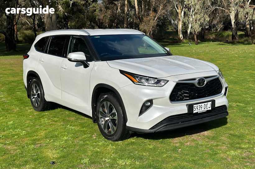 White 2022 Toyota Kluger Wagon Gxl Awd