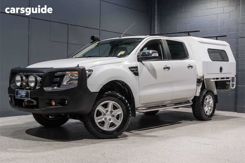 White 2014 Ford Ranger Ute Tray XLT 4X4