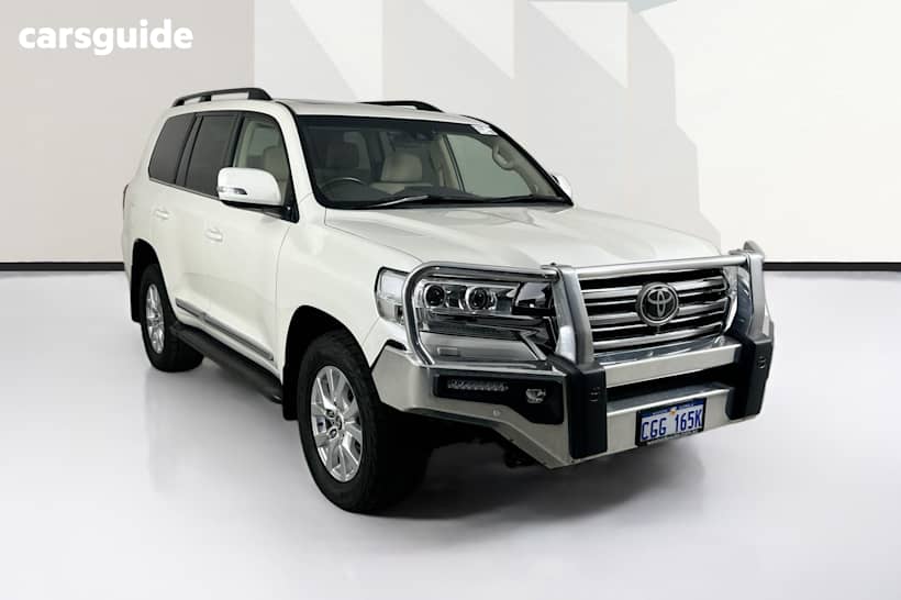 White 2020 Toyota Landcruiser Wagon Lc200 Sahara (4X4)