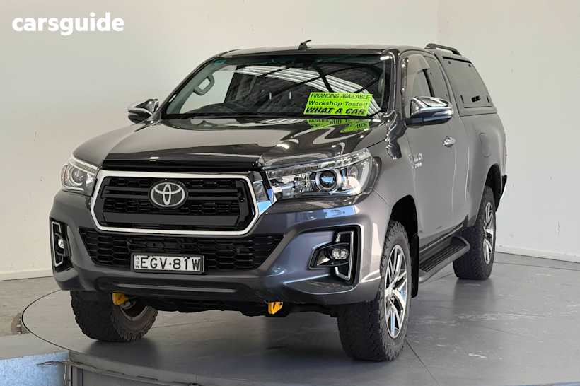 Grey 2019 Toyota Hilux Ute Tray SR5 4X4