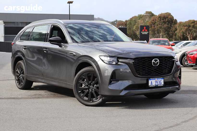 Grey 2024 Mazda CX-80 Wagon D50E Gt