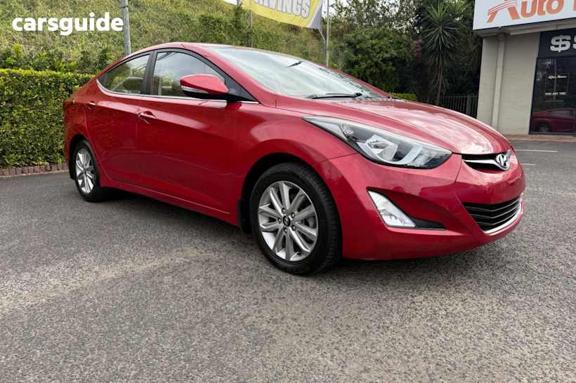 Red 2015 Hyundai Elantra Sedan TROPHY MD SERIES 2 (MD3)