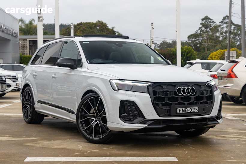 White 2025 Audi Q7 Wagon 50 Tdi S Line Quattro Mhev