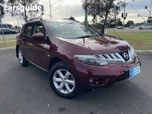 Red 2010 Nissan Murano SUV TI 4X4