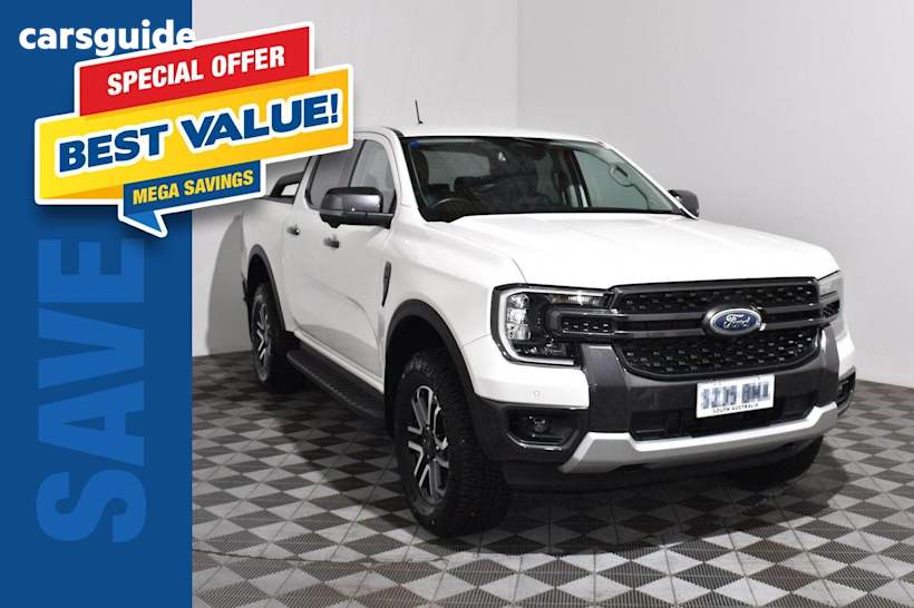 White 2023 Ford Ranger Double Cab Pick Up Sport 3.0 (4X4)
