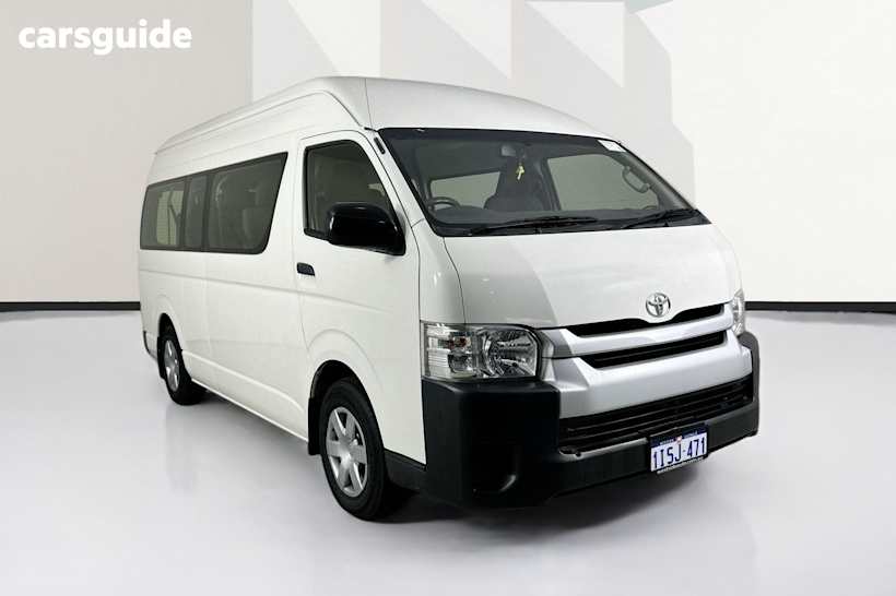 White 2017 Toyota HiAce Bus Commuter