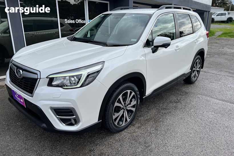 White 2019 Subaru Forester SUV 2.5I PREMIUM 4WD