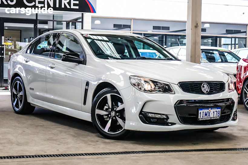 White 2016 Holden Commodore Sedan SV6 BLACK R