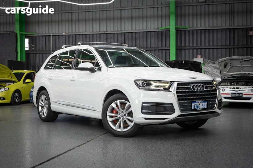 White 2015 Audi Q7 SUV TDI 4WD