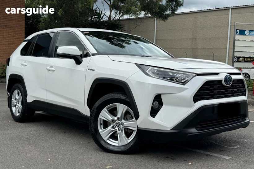 White 2021 Toyota RAV4 SUV GX F