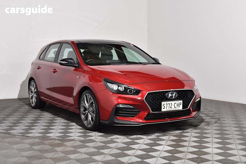 Red 2020 Hyundai I30 Hatchback N Line Premium